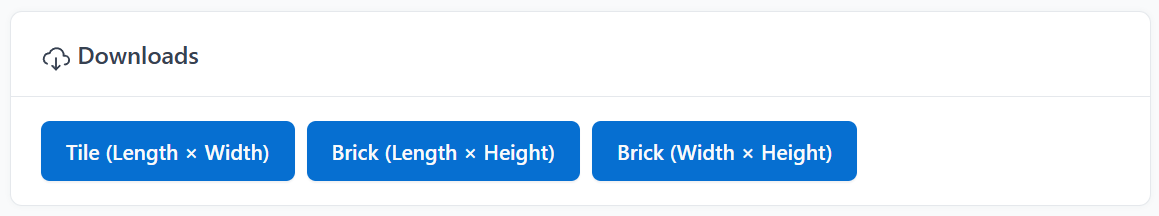 Screenshot: Download buttons